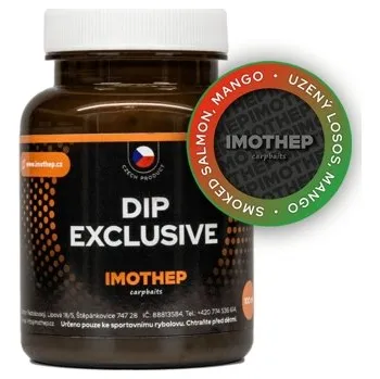 Návnadové aroma Imothep carpbaits Imothep Dip Exclusive - smoked salmon, mango (RAMZES TROPIC) 100 ml