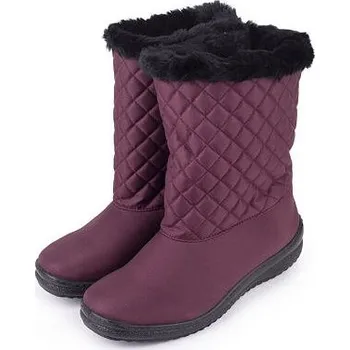 Dámská zimní obuv Vlnka Dámské prošívané sněhule červená velikost obuv dospělí 38