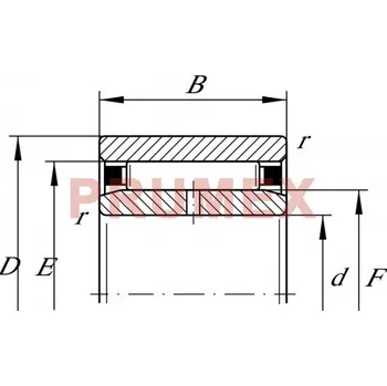 INA NAO 20x35x17 jehlové ložisko