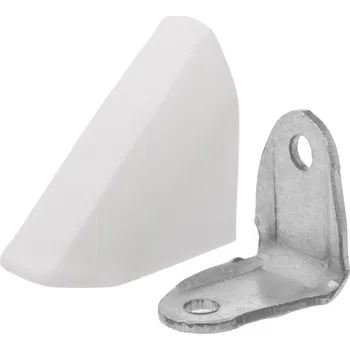 Nábytkové kování STRONG Úhelník spojovací kovový s krytkou bílá (STRONG Úhelník spojovací kovový s krytkou bílá)