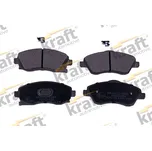 Sada brzdových destiček, kotoučová brzda KRAFT AUTOMOTIVE 6001695