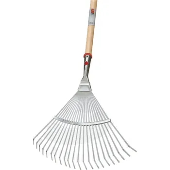 Hrábě Hrábě na listí Ideal kovové 22 zubů s násadou 1500 mm šířka 450 mm