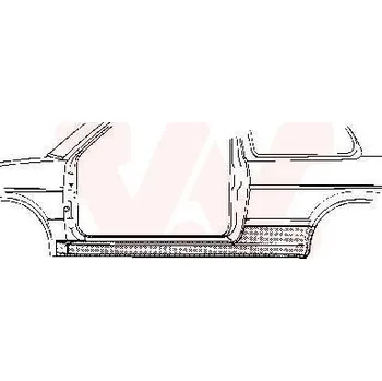 Prah karosérie Nástupní panel VAN WEZEL 5812101