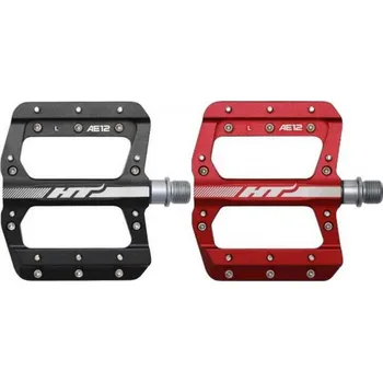 Pedál na kolo pedály HT-AE12 červené
