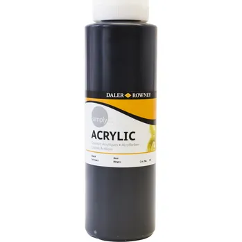 Speciální výtvarná barva Lukas Daler Rowney, matná akrylová barva 750 ml Barva: Černá