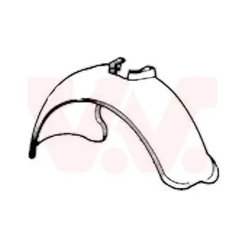 Příslušenství karosérie obložení, dutina kola VAN WEZEL 1736433