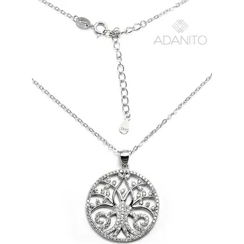 Náhrdelník Stříbrný náhrdelník strom života se zirkony