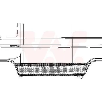 Příslušenství karosérie Boční stěna VAN WEZEL 5870109