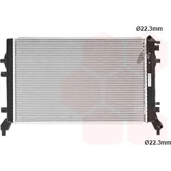 Chladič motoru Chladič, chlazení motoru VAN WEZEL 58002326