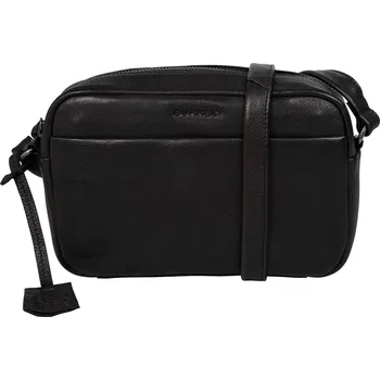 Kabelka Dámská crossbody kožená kabelka Burkely Cinte - černá