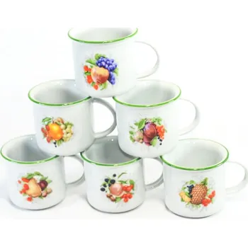 Český porcelán Hrnek porcelánový 250ml TINA - OVOCE, mix dekorů