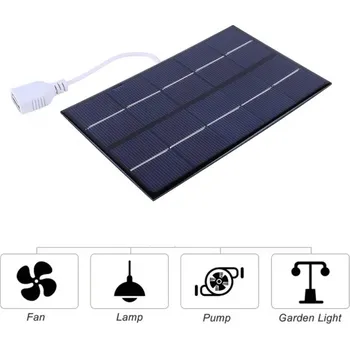 Univerzální solární nabíječka Univerzální solární nabíječka panel 5W 5V USB