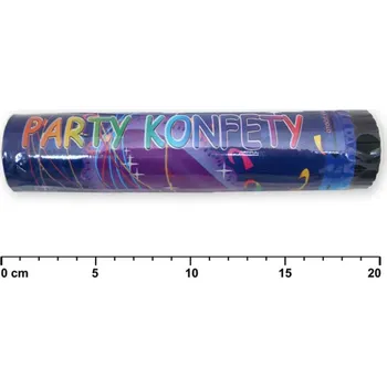 Konfety vytřelovací 20 cm 888363 Wiky
