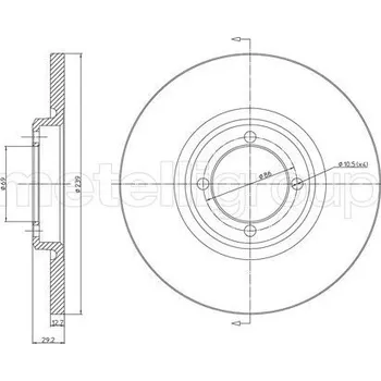 Brzdový kotouč Brzdový kotouč CIFAM (800-127)