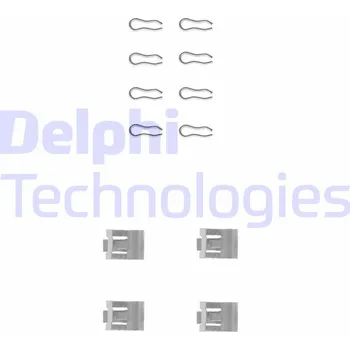 Brzdový kotouč Sada prislusenstvi, oblozeni kotoucove brzdy DELPHI LX0075