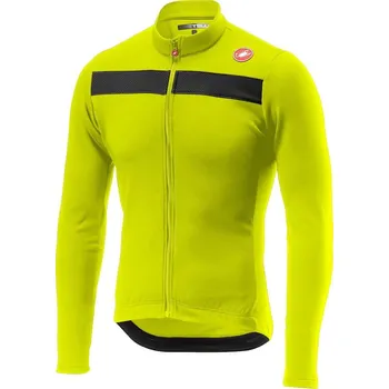 cyklistický dres Castelli Puro 3 žlutý fluo XL