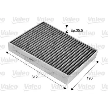 Ventilátor topení a klimatizace Filtr, vzduch v interiéru VALEO 715704