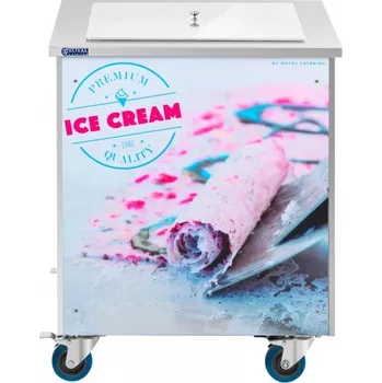 Royal Catering Stroj na rolovanou zmrzlinu 50 x 50 cm