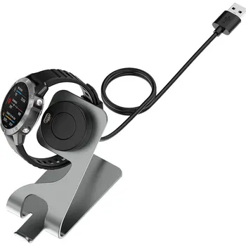Ostatní příslušenství k chytrým hodinkám eses Nabíjecí stojánek pro Garmin - Šedý
