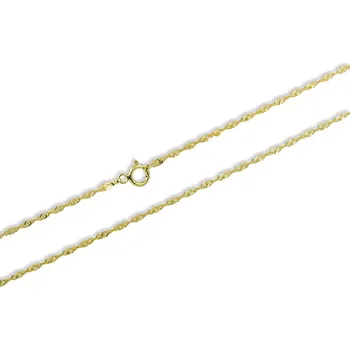 Řetízek GEMMAX Zlatý řetízek Lambáda – šířka 1,2 mm, délka 55 cm – zlatý šperk ryzosti 585/1000 v Dárkovém balení s Certifikátem GUCYN-55-12441