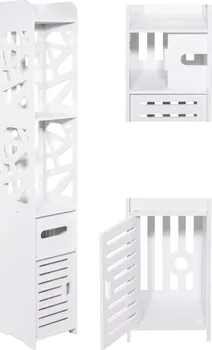 Koupelnový nábytek Koupelnová skříňka Comfy 20 x 20 x 120 cm bílá