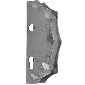 KOVIAN, s.r.o. Kazetová sestava pro branku 230x93x40m, otvor pro kliku ø 20mm, na profil 40x40mm, zdobená, pro zámek ZM90/80