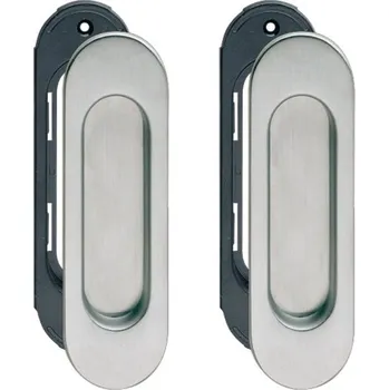 COBRA ÚCHYTKY OVÁL Provedení: WC - vnější, Povrch: OCS - chrom matný, Typ: OVAL - kus