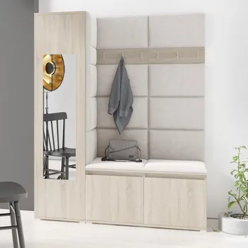 Předsíňová stěna Předsíňová stěna Emi 14 - sonoma Barva panelů: Krémová - Trinity 01