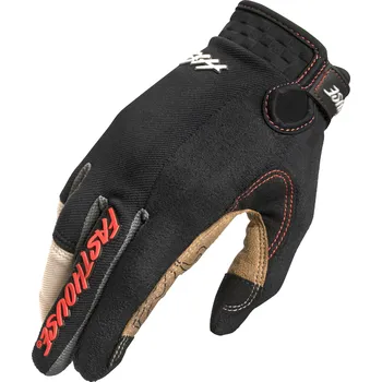 Cyklistické rukavice Fasthouse Speed Style Ridgeline Ronin Glove Black Velikost: XXL