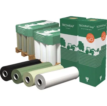 Stavební fólie Senážní fólie Triowrap 750x0,025x1500 m bílá