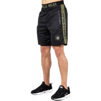 Dámské kraťasy Gorilla Wear Pánské šortky Atlanta černá/zelená - 4XL/5XL + Sleva 3 % pro registrované