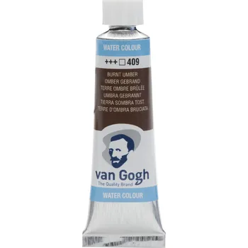 Vodová barva Akvarelová barva v tubě Van Gogh 10 ml - 409 Burnt Umber