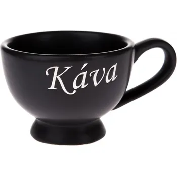 Hrnek na kávu černý 200ml