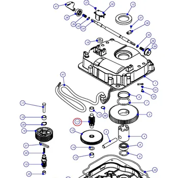 NICE PMD2065.4610 ozubená hriadeľ pre X-METRO