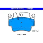 Sada brzdových destiček, kotoučová brzda ATE 13.0460-4987.2