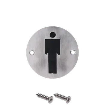 KOVIAN, s.r.o. Piktogram `Páni`, kulatý, broušená nerez AISI304