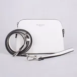 Malá pevná bílá crossbody kabelka FLORA&CO F3765