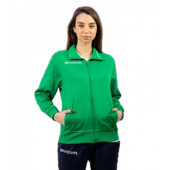 tepláková bunda givova Mono zelená 0013 S