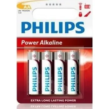 Článková baterie Baterie 1,5V AA LR06 ALKALINE Philips