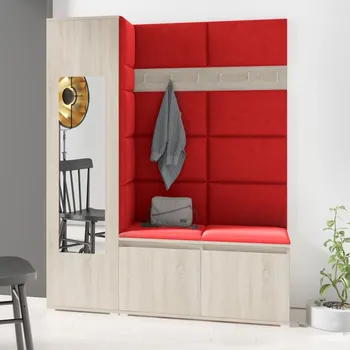 Předsíňová stěna Předsíňová stěna Emi 14 - sonoma Barva panelů: Červená - Trinity 09