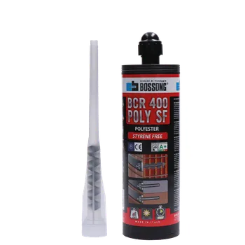 Průmyslové lepidlo Bossong chemické kotvenie 400ml polyesterové bez styrénu so zmiešavacím hrotom