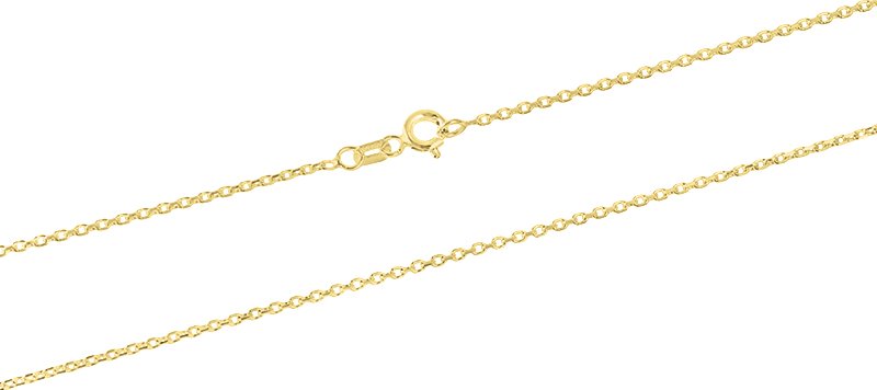 GEMMAX Original – garance kvality Zlatý řetízek Anker – šířka 1,2 mm, délka 50 cm – žluté zlato 585/1000 GUCYN-50-34671 – v dárkovém balení s Certifikátem ryzosti