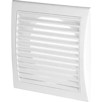 Větrací mřížka Den Braven Mřížka větrací s rámem a síťov. 160 x 160 mm, Elegant s napoj. pr.150, bílá