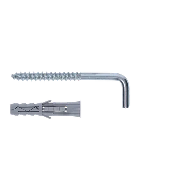 Hmoždinka Klimas Hmoždinka univerzálna 8.0x40 so skrutkou 4.5x50 s rovným hákom