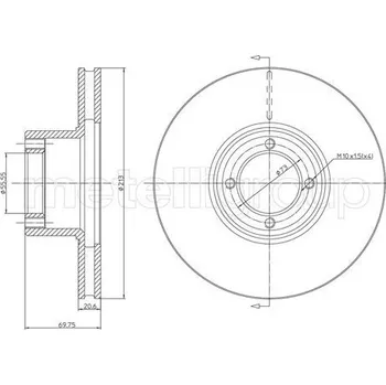 Brzdový kotouč Brzdový kotouč CIFAM (800-164)