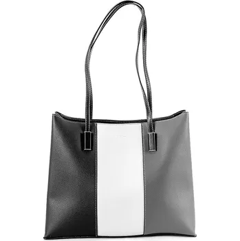 Kabelka Tříoddílová kabelka na rameno David Jones 6939-3 černá | KabelkyproVas.cz