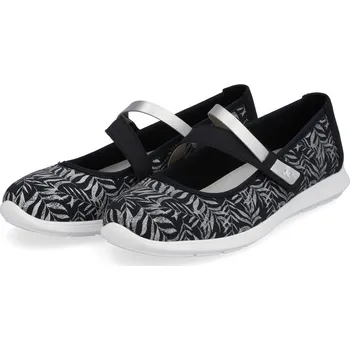 Dámské baleríny Dámské balerínyR7109-14 Remonte černá, stříbrná Barva: blau kombi, Velikost: 41