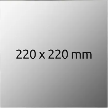 Příslušenství k 3D tiskárně Tisková podložka 220x220x4 mm - zrcadlo Bezpečnostní hrana