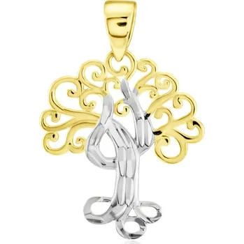 Přívěsek GEMMAX Zlatý přívěsek Strom života – zlatý šperk ryzosti 585/1000 v Dárkovém balení s Certifikátem GUPCN-40351