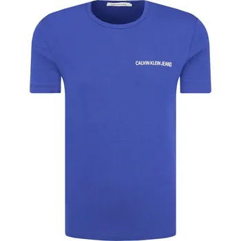 CALVIN KLEIN JEANS Tričko | Barva:chrpový | Velikost:L